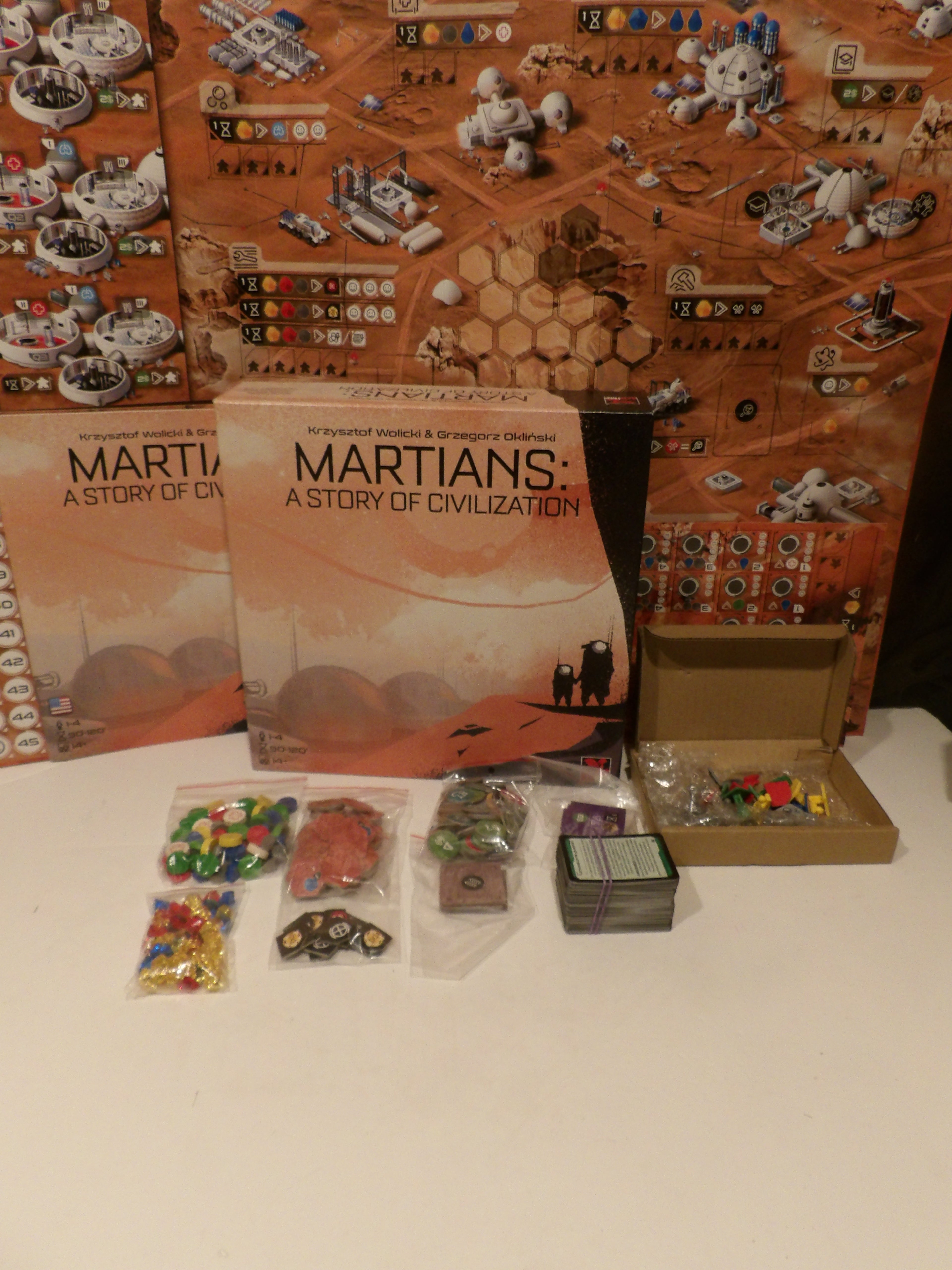 Martians: A Story of Civilization Board Game by Red Imp | Strategic Sci-Fi Civilization Game