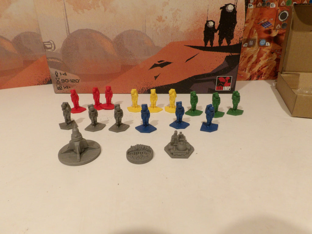 Martians: A Story of Civilization Board Game by Red Imp | Strategic Sci-Fi Civilization Game