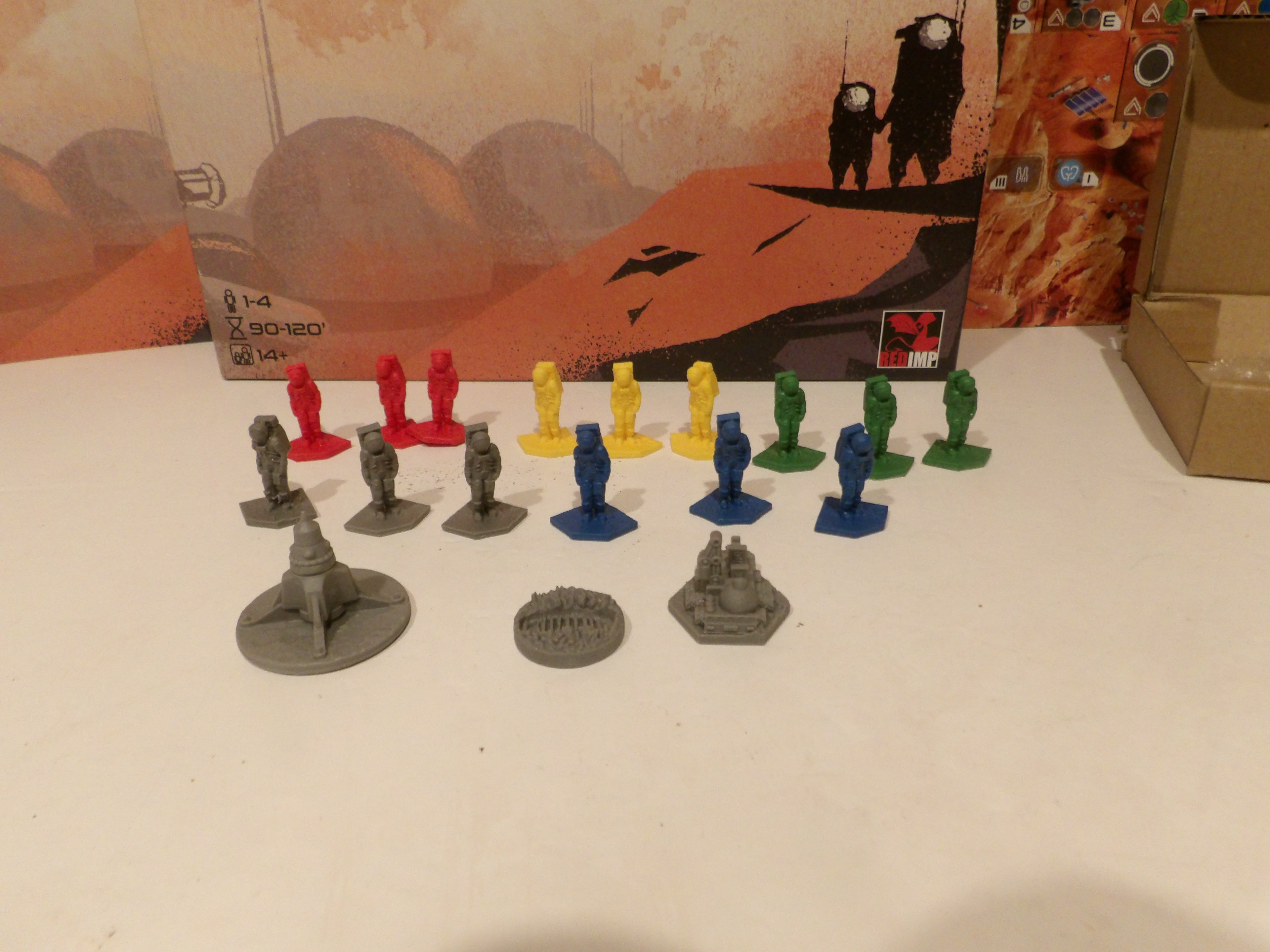 Martians: A Story of Civilization Board Game by Red Imp | Strategic Sci-Fi Civilization Game