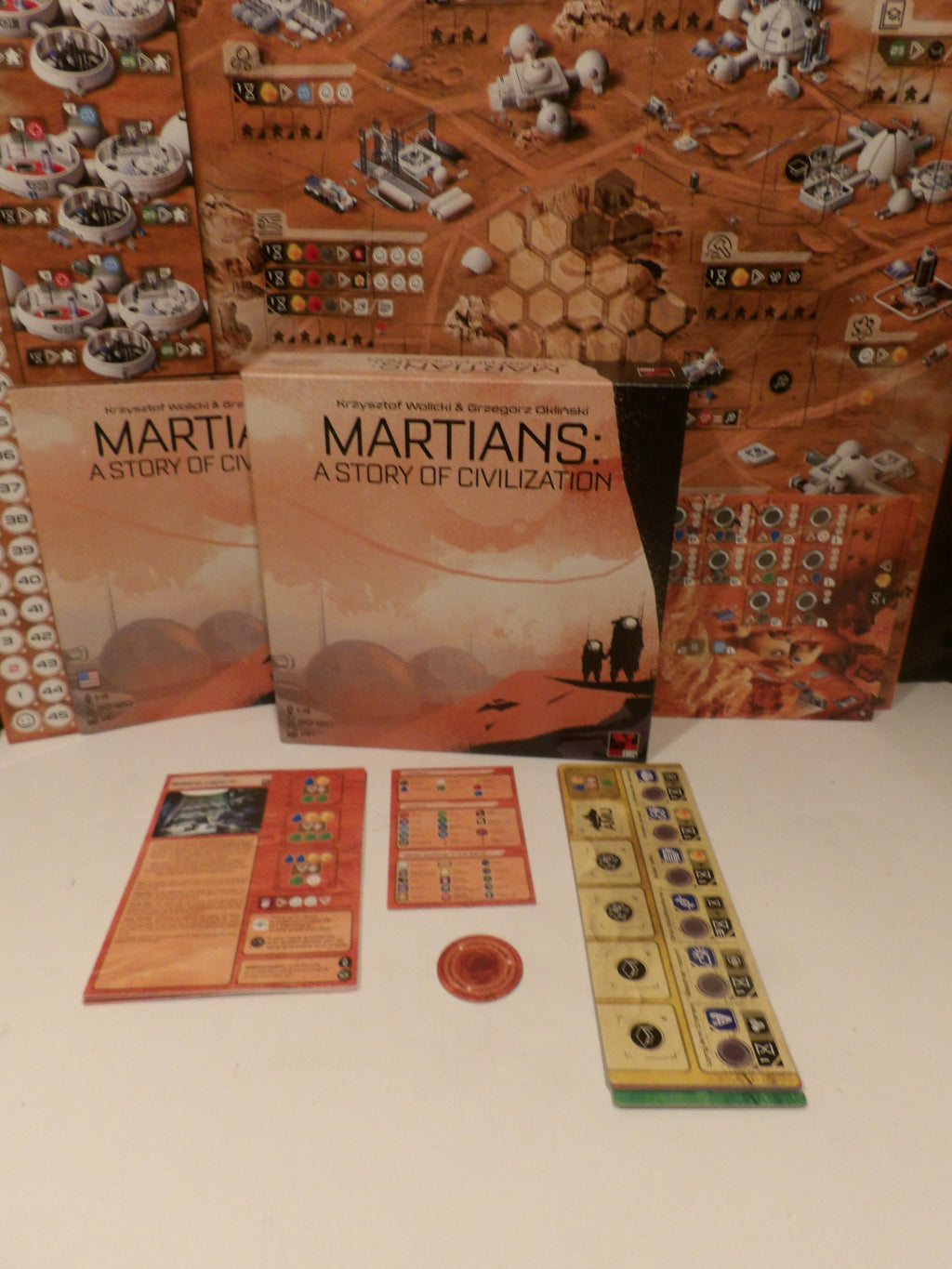 Martians: A Story of Civilization Board Game by Red Imp | Strategic Sci-Fi Civilization Game