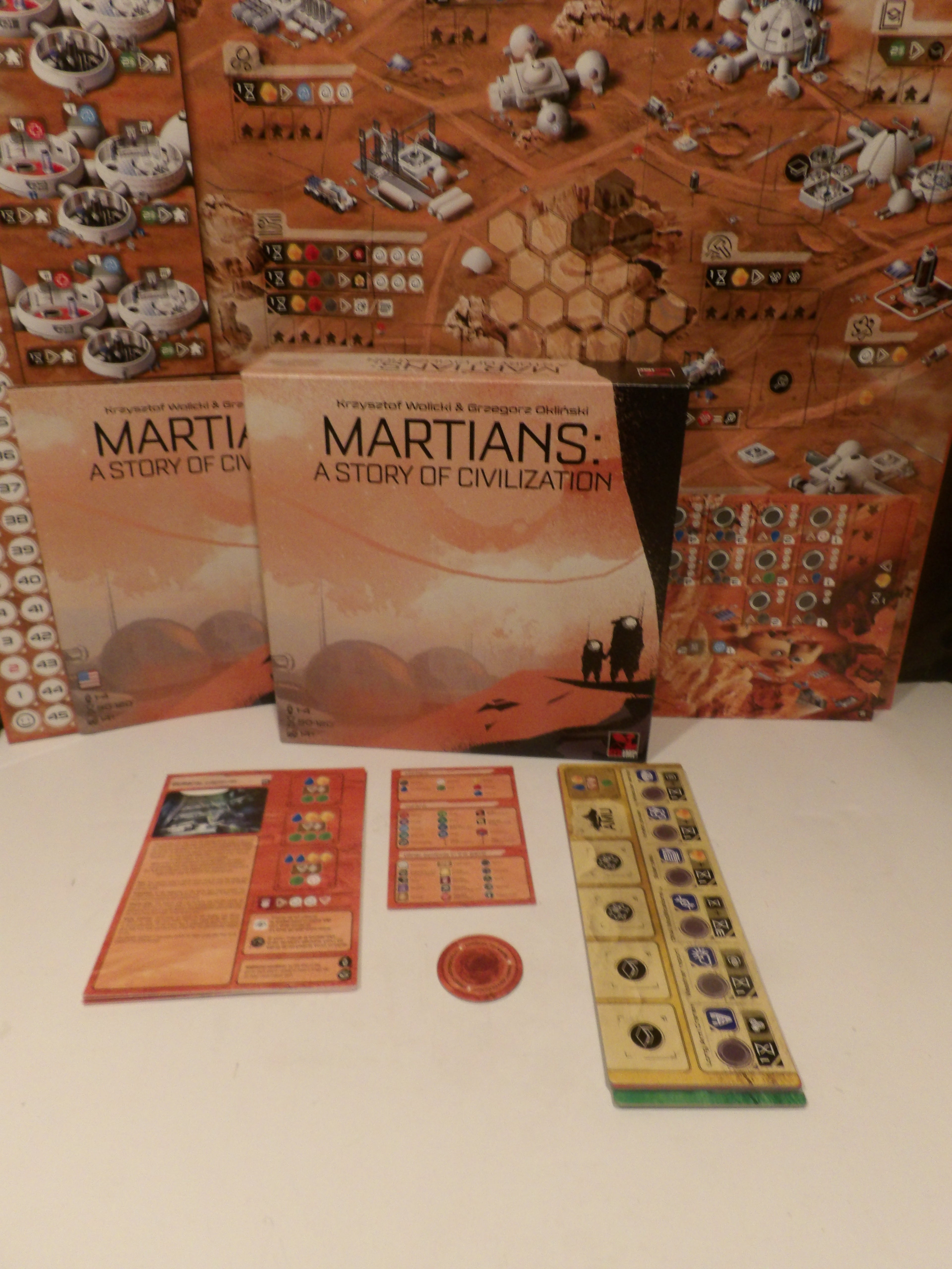 Martians: A Story of Civilization Board Game by Red Imp | Strategic Sci-Fi Civilization Game