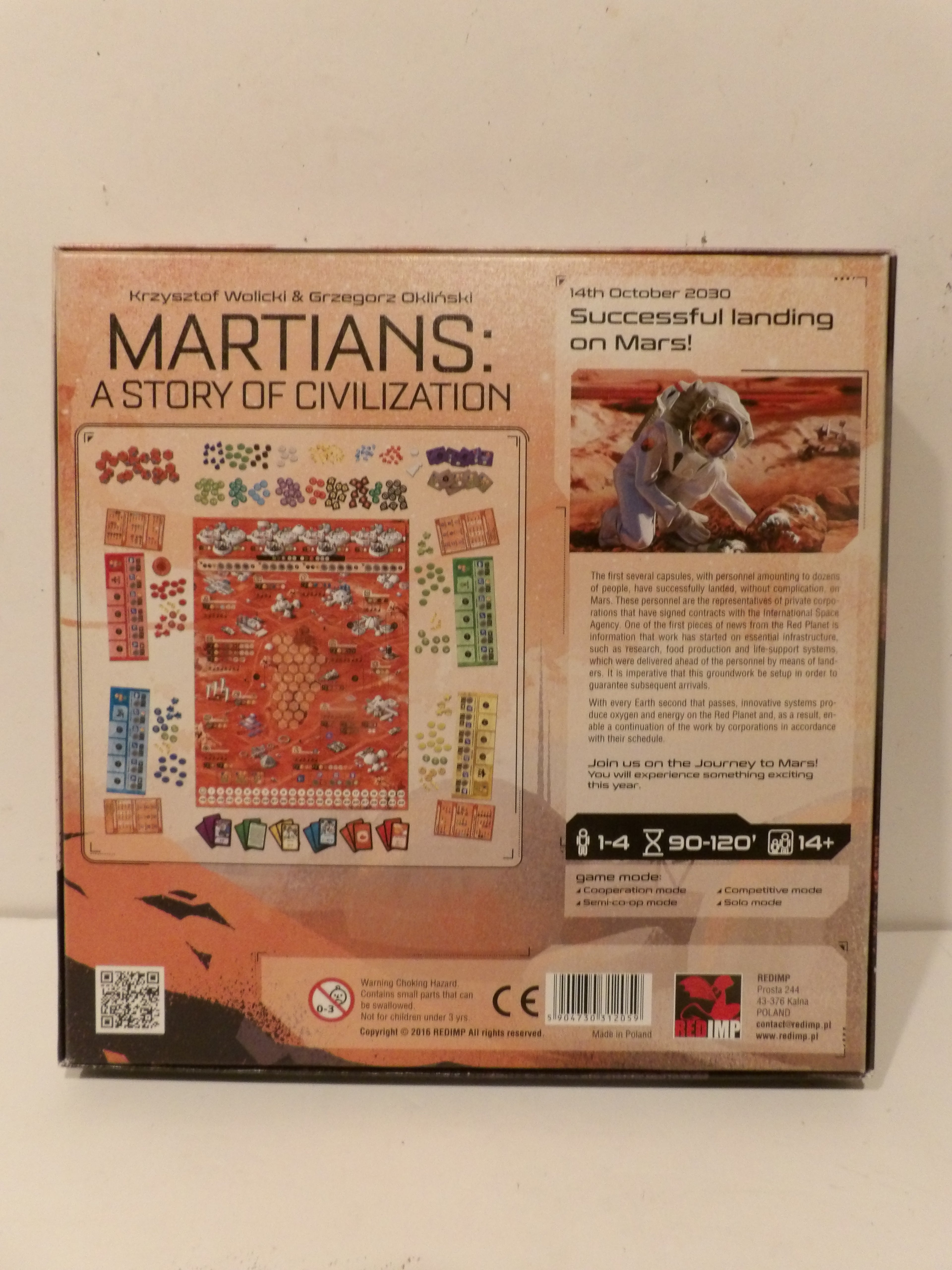 Martians: A Story of Civilization Board Game by Red Imp | Strategic Sci-Fi Civilization Game