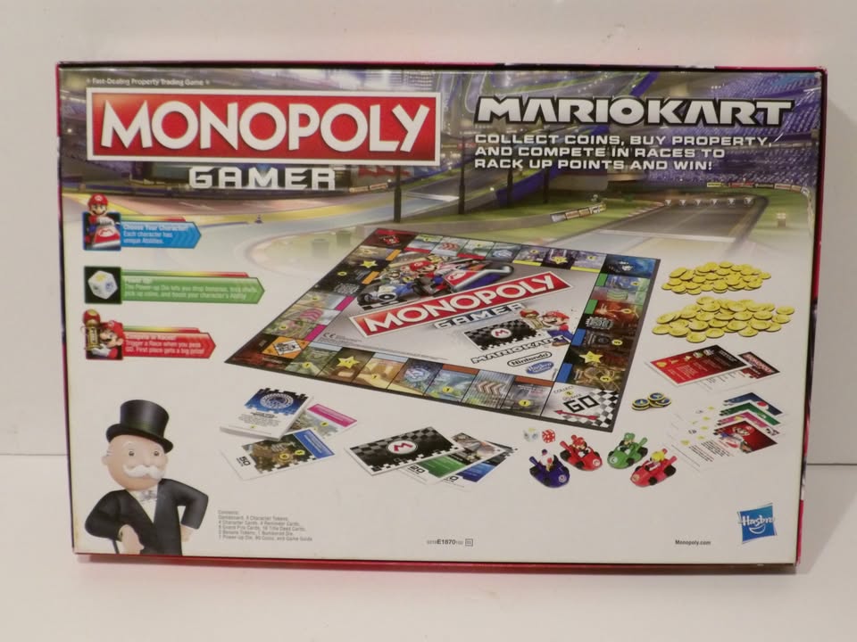Mario Kart MONOPOLY Official Nintendo Gamer Edition Board Game - Hardly Used Condition. image 7
