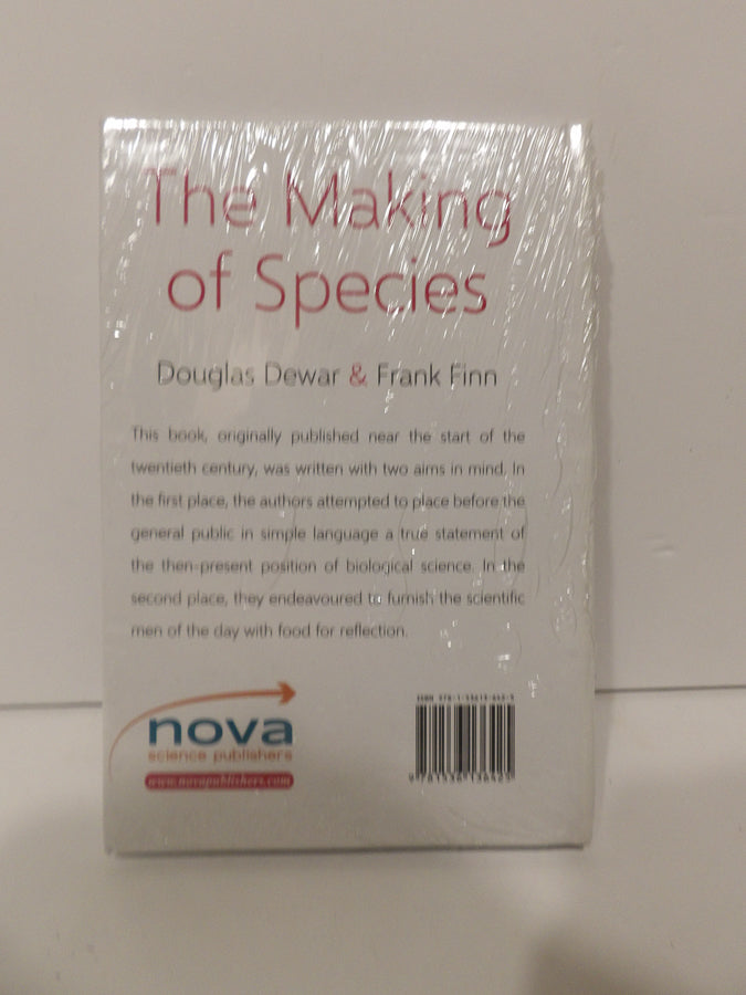 The Making of Species | Douglas Dewar |  Frank Finn | Brand New Sealed image 1