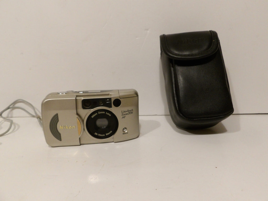 Nikon Lite Touch Zoom 70W 35mm Film Point And Shoot Camera Silver Working image 0