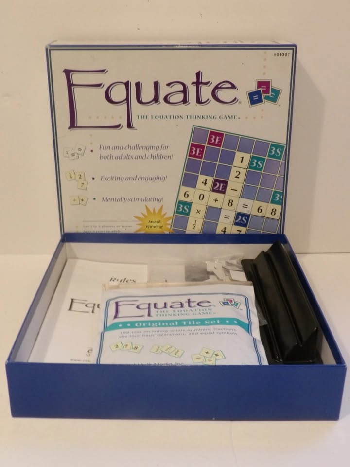 Equate The Equation Thinking Maths Board Game Educational & Fun Unused Condition image 1