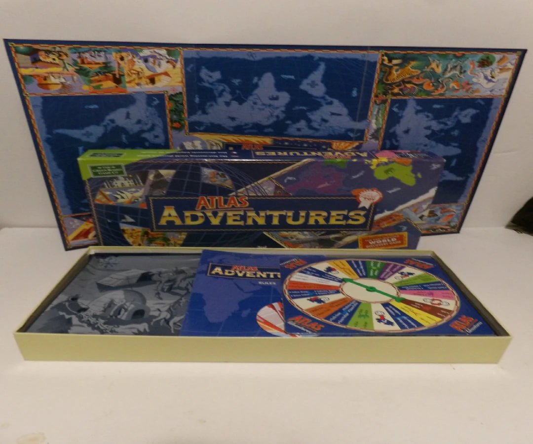 Atlas Adventures - 1996 - The Green Board Game Co - Contents Like New image 3