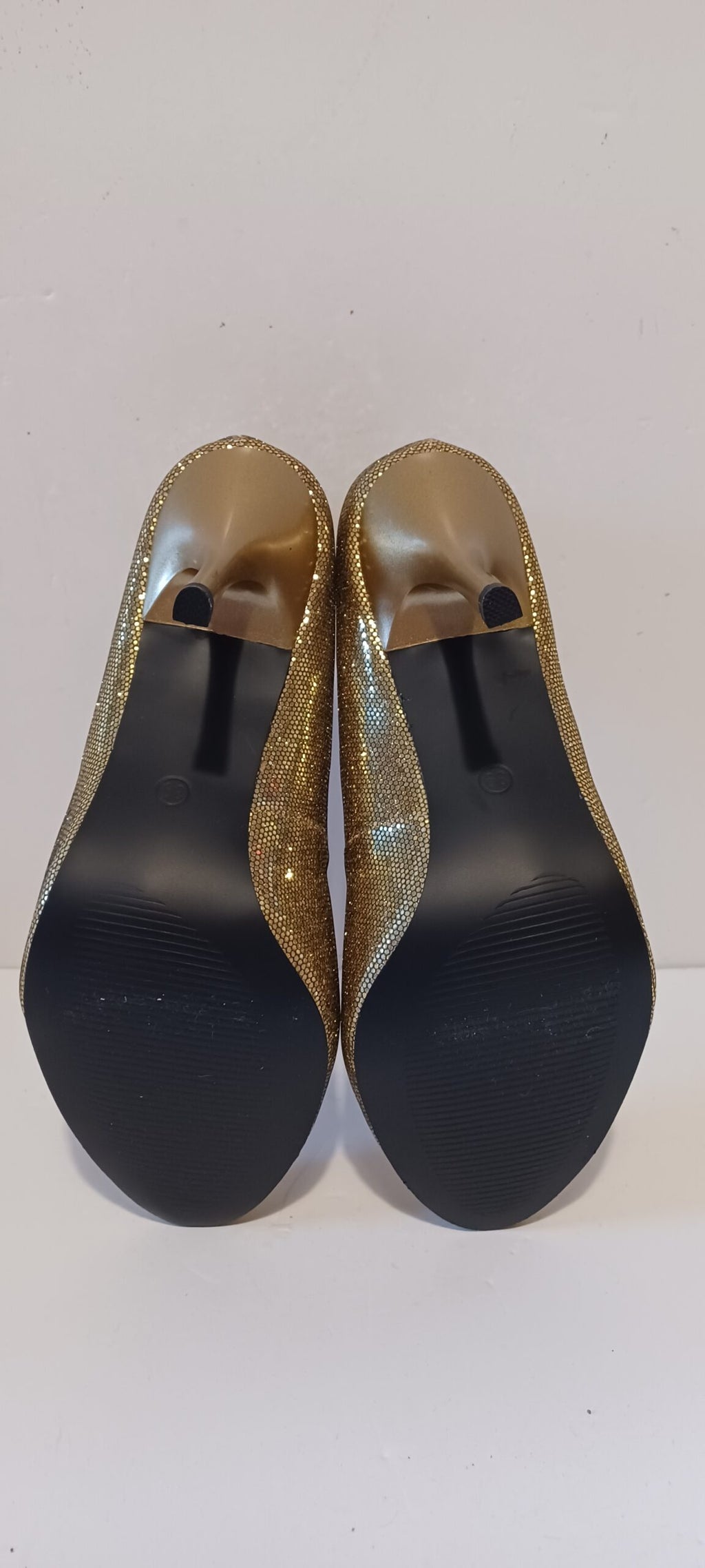 Xti - Zapato - Glitter - Gold - Heels - Brand New image 9
