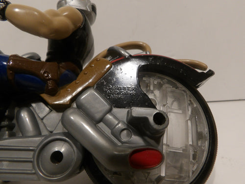 Biker Mice From Mars | 1993 | Throttle Action Figure | The Blazin' Cycle | MFG Galoob Monster Bike | Great Well Stored Condition image 1