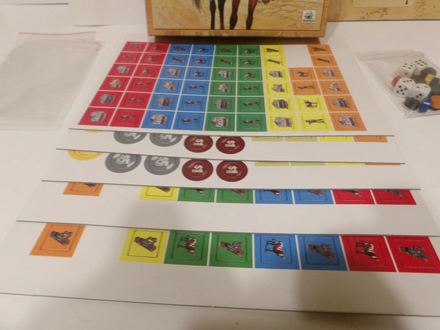 RARE - Way Out West - 3 to 5 Players - 1998 - Martin Wallace - Warfrog Games - Great Condition image 2