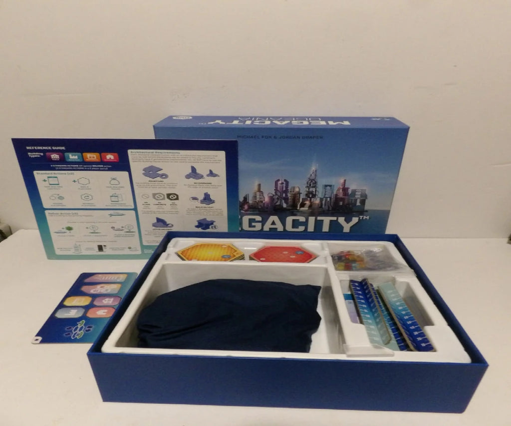 MegaCity -  Oceania -  Build a city on the sea - 2–4 Players - 2019 - Hub Games - Contents Like New image 5