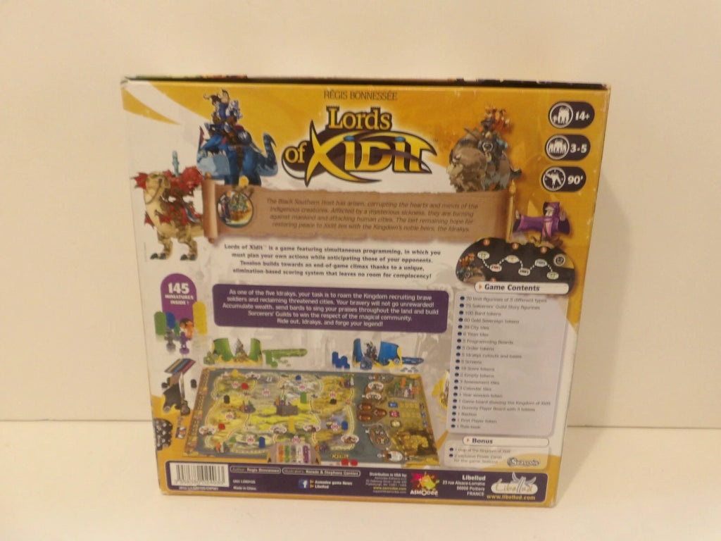 Lords of Xidit - Libellud Board Game - Regis Bonnessee - Age 14+ 3-5 Players Unpunched image 2
