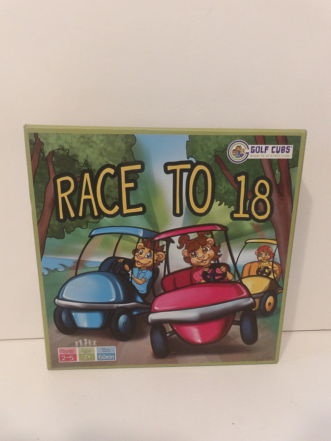 Golf Board Game Race To 18 Family Fun Kids Learning Golf Gift Present Sport - BN image 3