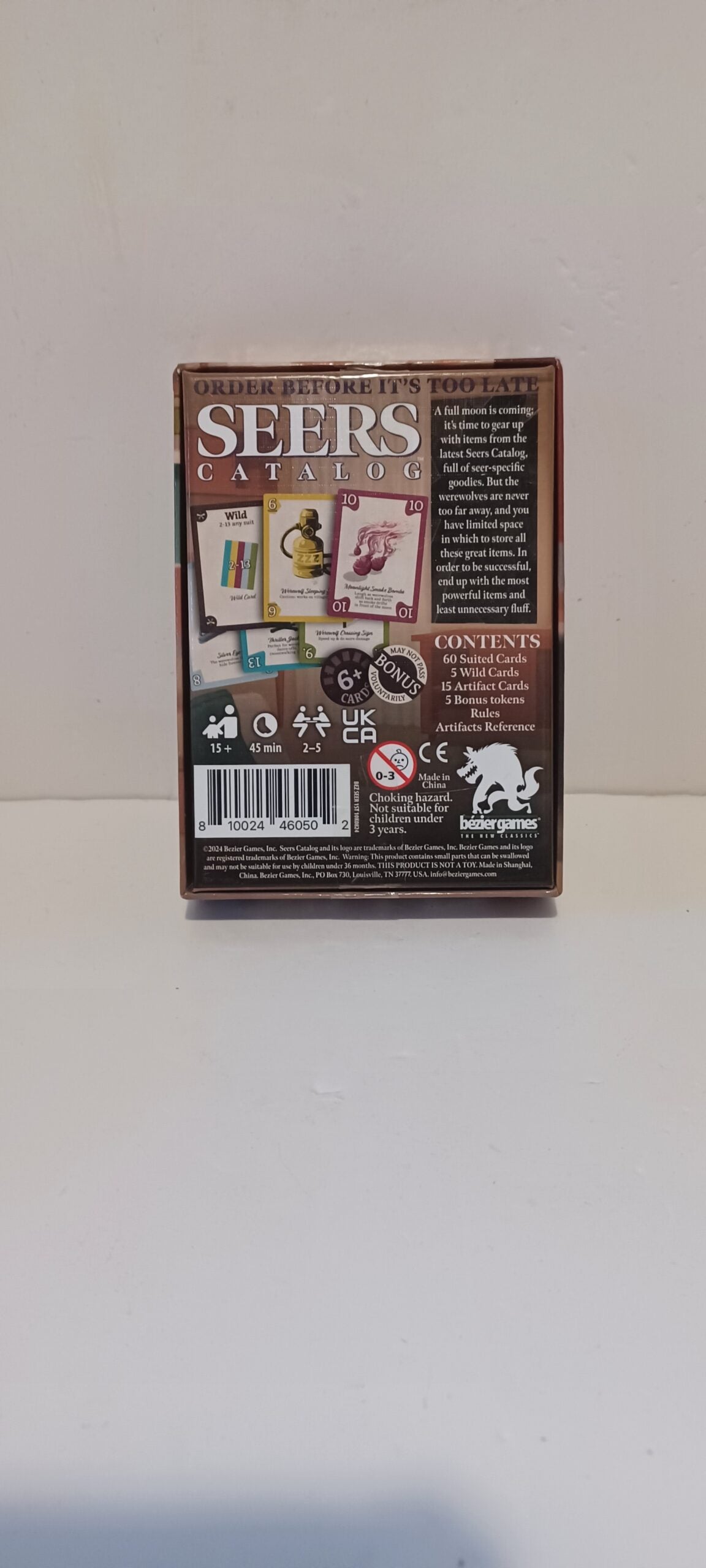 Seers Catalog | Card Game | Taylor Reiner | Retail Condition | Bézier Games image 7