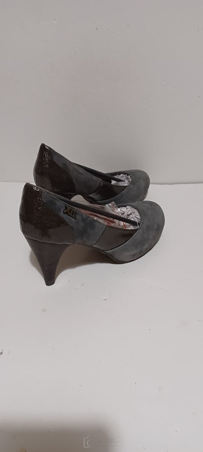 Xti - Sarraje- Strapless Heels - Grey - Brand New image 7