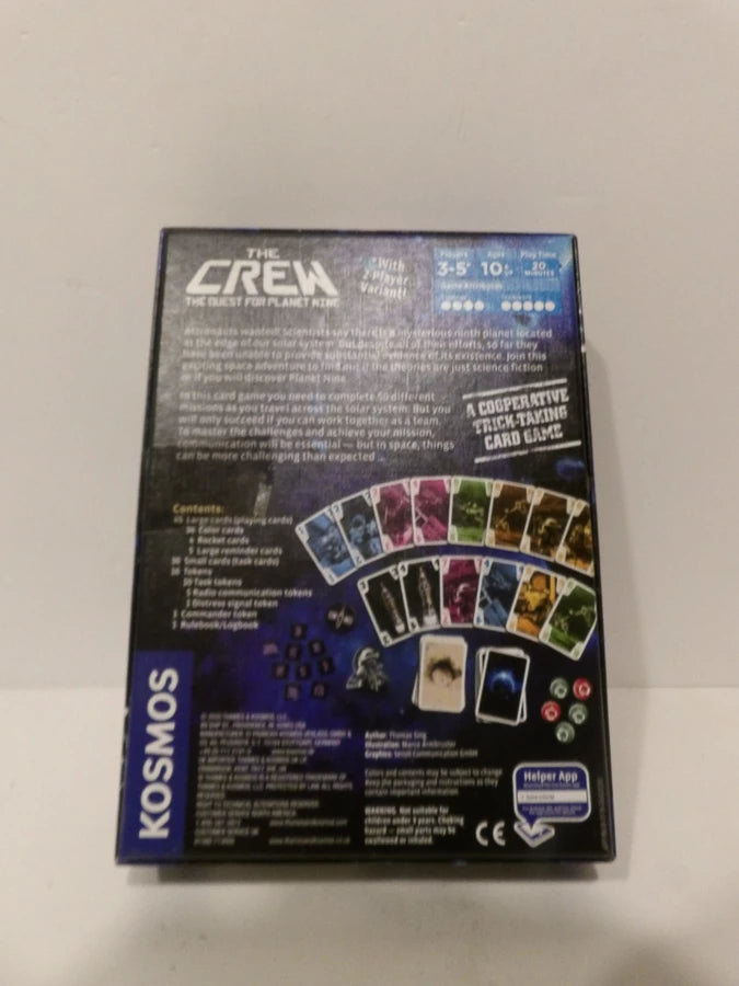 Thames & Kosmos - The Crew - The Quest For Planet Nine - Cooperative Trick Taking Game - 50 Different Missions - 3-5 Players - Ages 10+ - Great Condition image 1