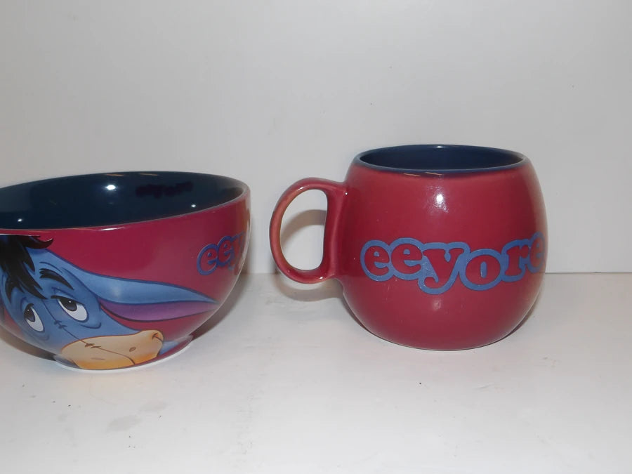 Disney - Eeyore - Barrel Mug and Bowl - Collectable Mug - Perfect Condition image 3