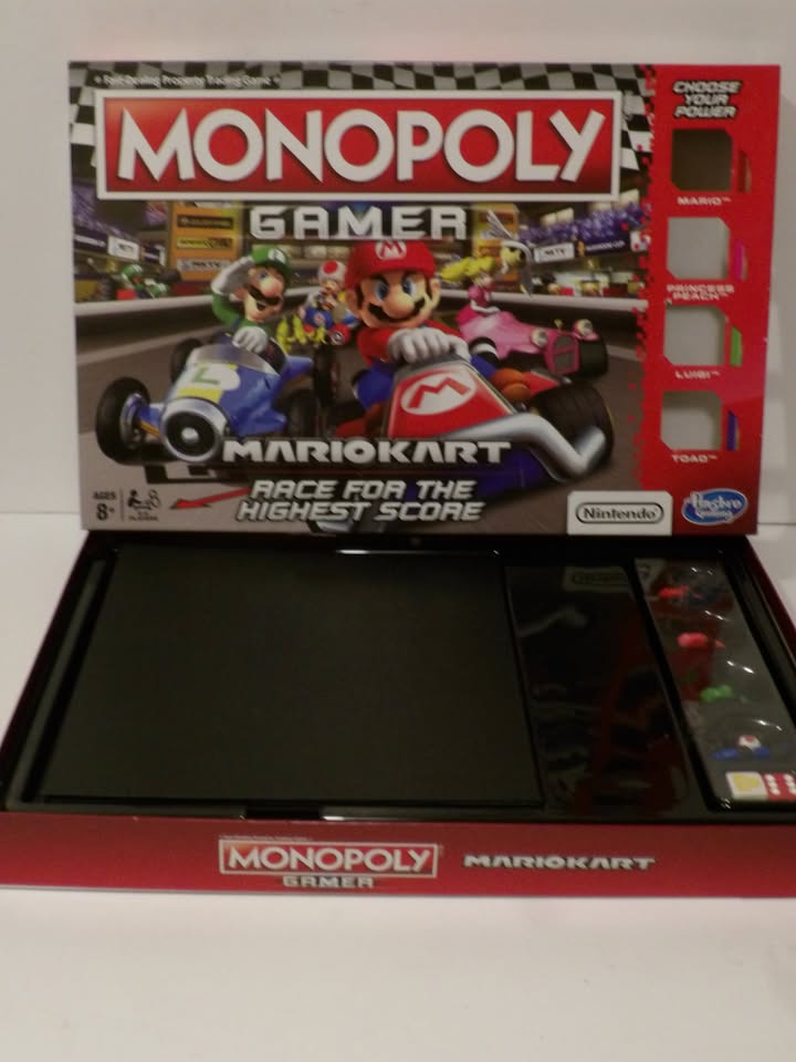 Mario Kart MONOPOLY Official Nintendo Gamer Edition Board Game - Hardly Used Condition. image 1