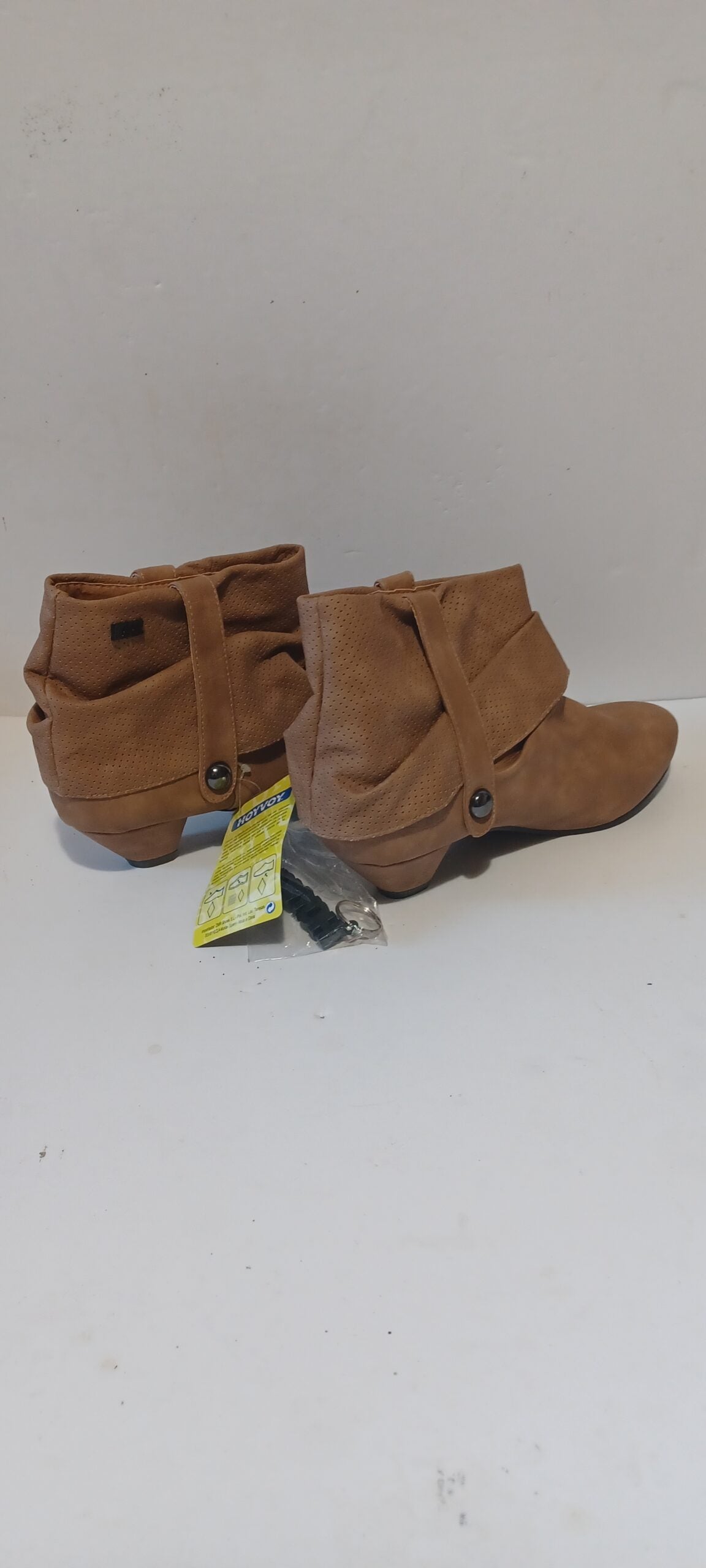 Hoyvoy - Botin - Ankle Boot - Ankle Buckle - Tan - Brand New image 3