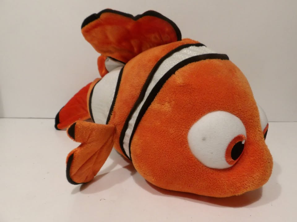 Disney Store Stamped Large Nemo Plush Soft Toy Finding Nemo 18” (45cm) Very Good Condition image 5