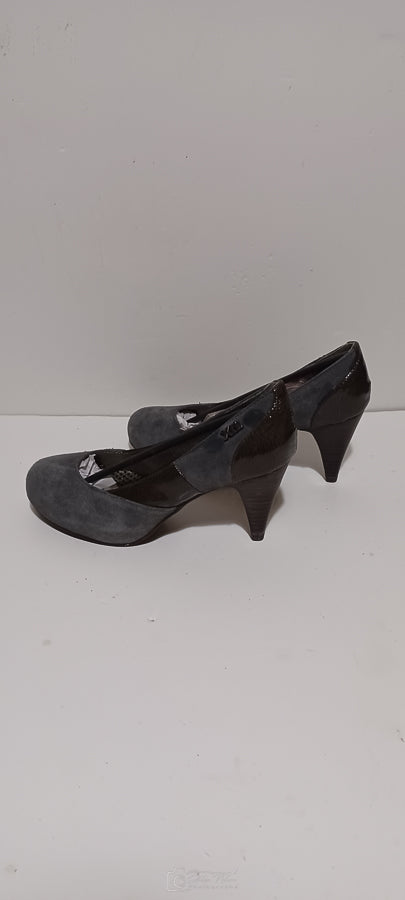 Xti - Sarraje- Strapless Heels - Grey - Brand New image 4