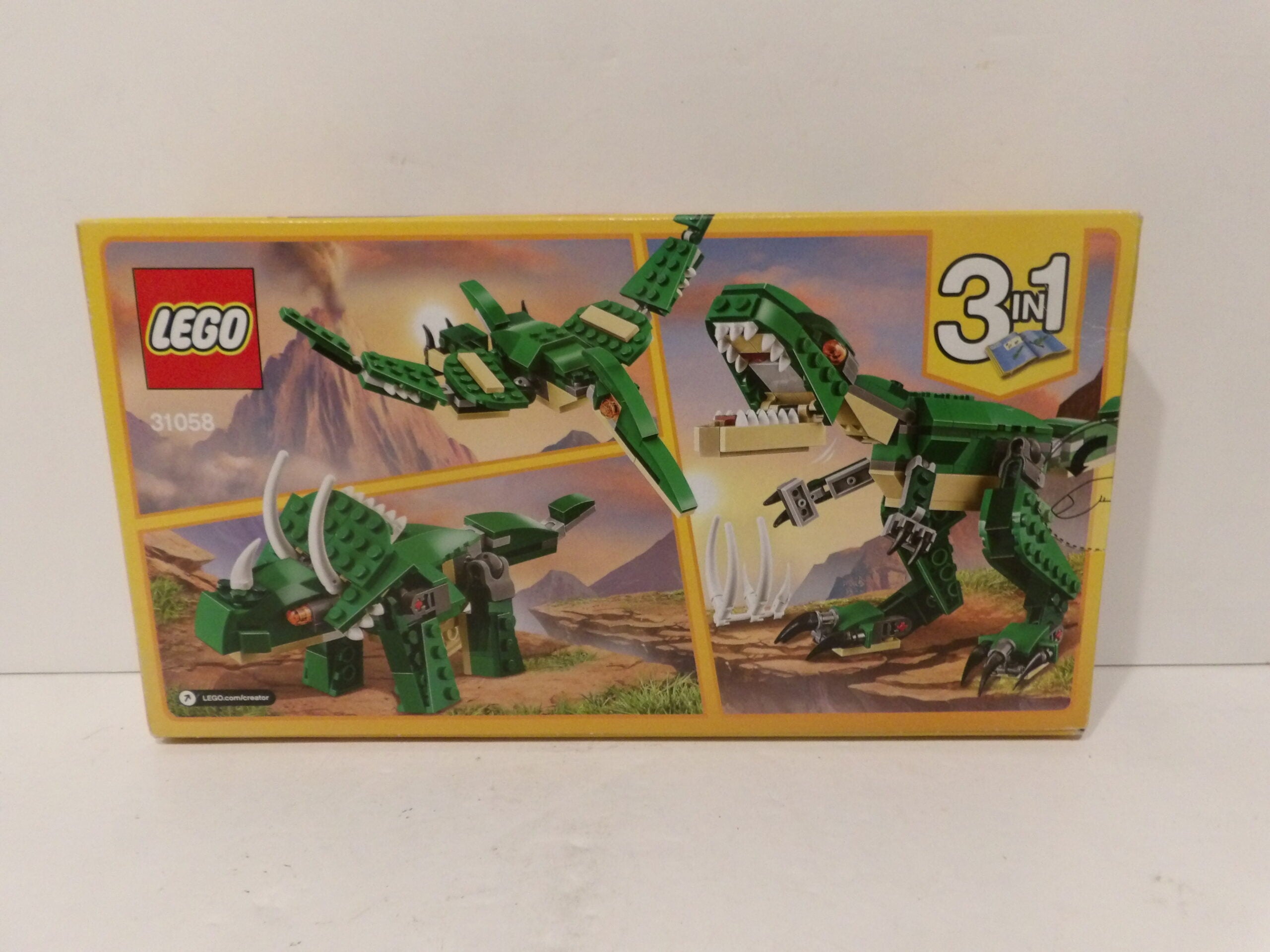 LEGO CREATOR: Mighty Dinosaurs 31058 - T. rex, Triceratops, Pterodactyl, Brand New Sealed image 1