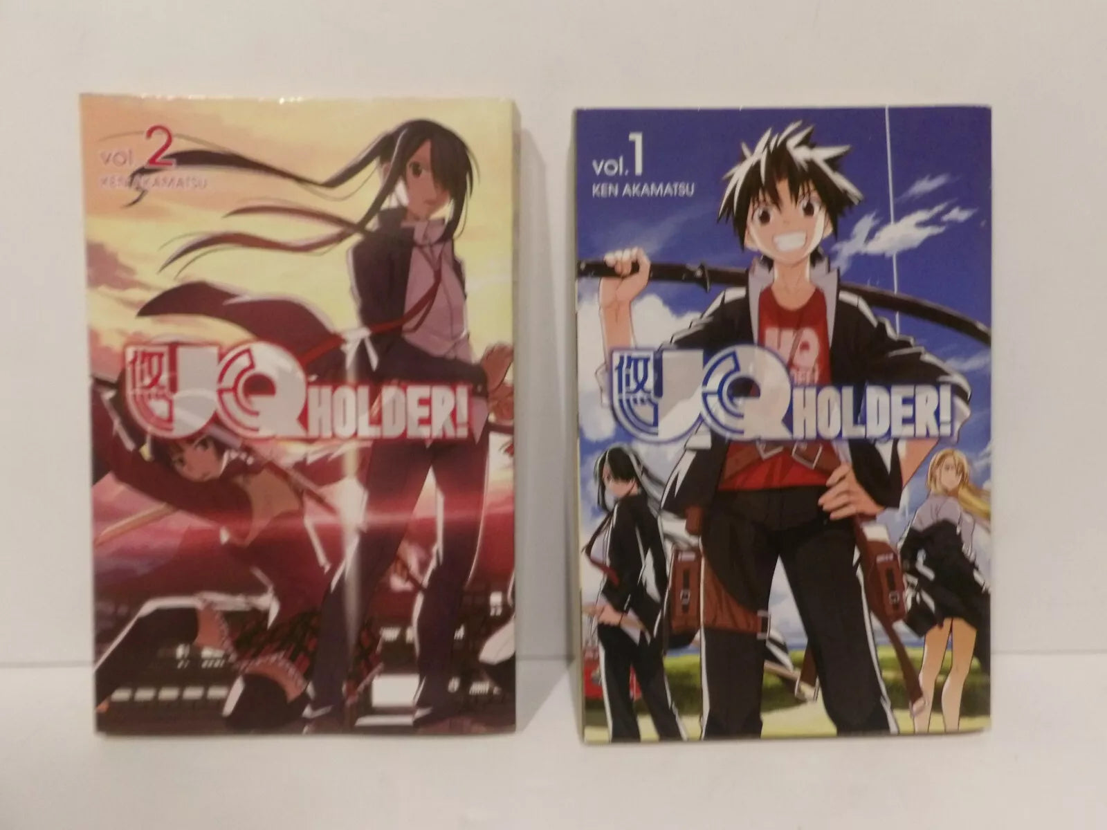 U Q Holder Vol 1-2 Lot Manga Books Kodansha Comics Ken Akamatsu image 0