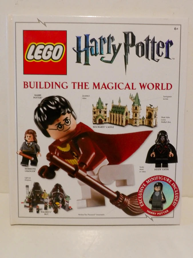 Lego -  Harry Potter - Building the Magical World - Includes Minifigure - Hard Back - Great Condition image 0