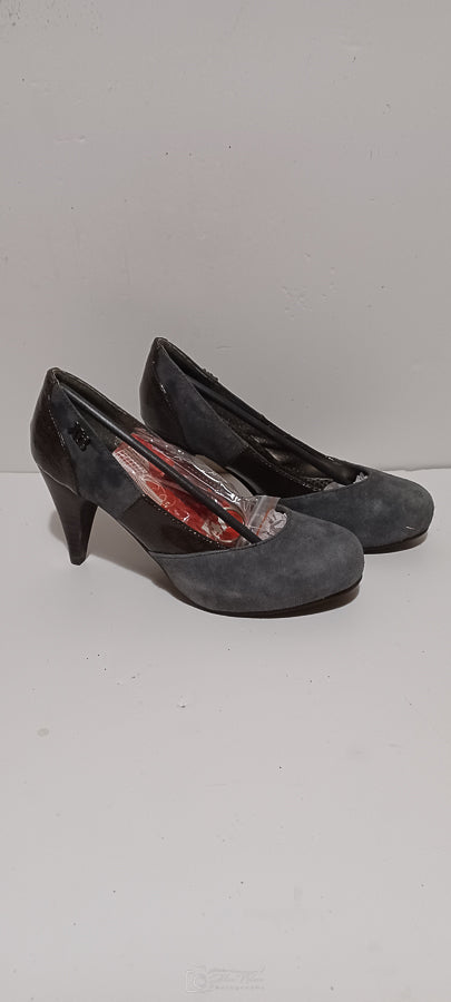 Xti - Sarraje- Strapless Heels - Grey - Brand New image 1