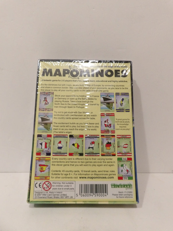 Mapominoes Europe – The Ultimate Geography Game - Brand New Sealed image 1