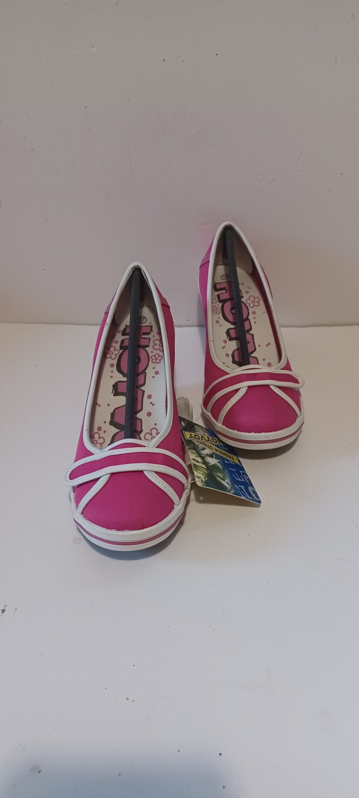 Hoyvoy - Lona - Wedge Heels - Strapless - Pink - Brand New image 1