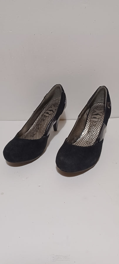 Xti - Sarraje- Strapless Heels - Black - Brand New image 1