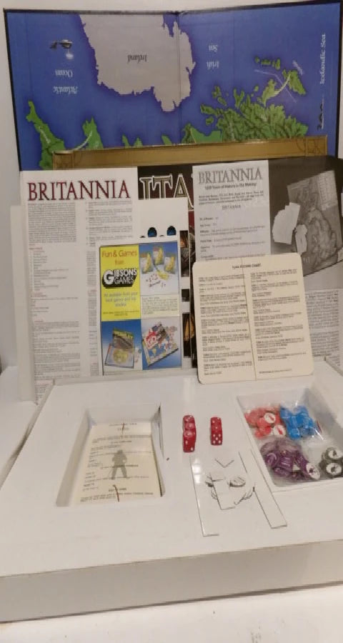 RARE - Vintage Britannia - Strategy Board Game - 1st Edition - Gibson Games - 1986 - Great Condition image 11