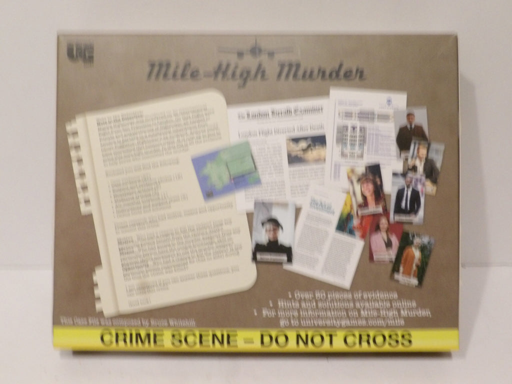 University Games, Murder, Mystery, Party Case Files, Fire in Adlerstein - Great Unused Condition image 2
