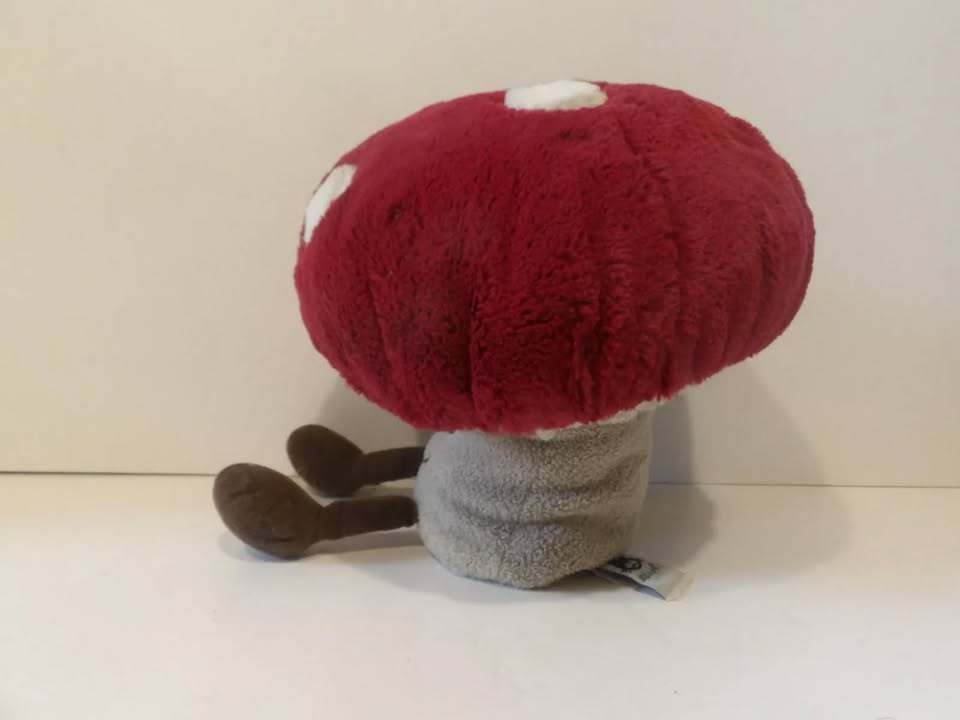 Jellycat Amuseable Mushroom Plush with label - Great Condition image 4