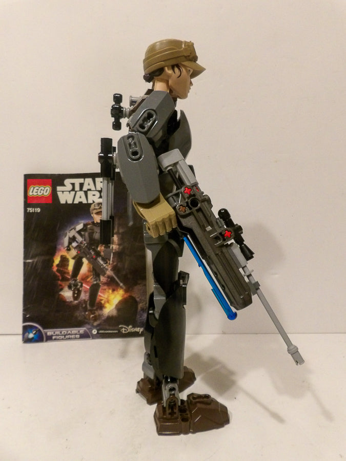 100% Complete & Retired Lego Star Wars Sergeant Jyn Erso 75119 with Manual image 4