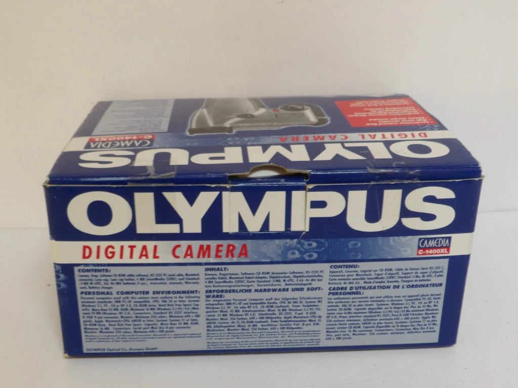 Olympus Camedia Digital Camera C-1400XL Early 1.4 Mpixel PWO - Boxed image 1