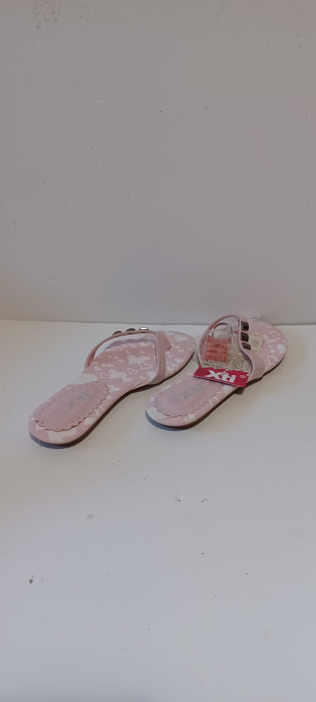 Xti - Sandlea - Ladies Flip Flops - Strap Decore - Pink - Brand New image 3