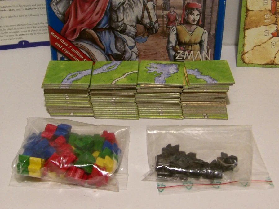 Z-man Games - Carcassonne - First Edition - Inc The River - Great Condition image 2