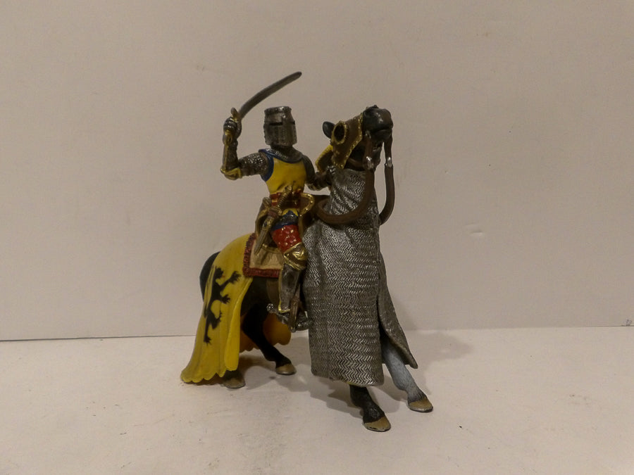 Schleich Knight On Horse 70054 Retired. Great Condition Collectors Complete image 0