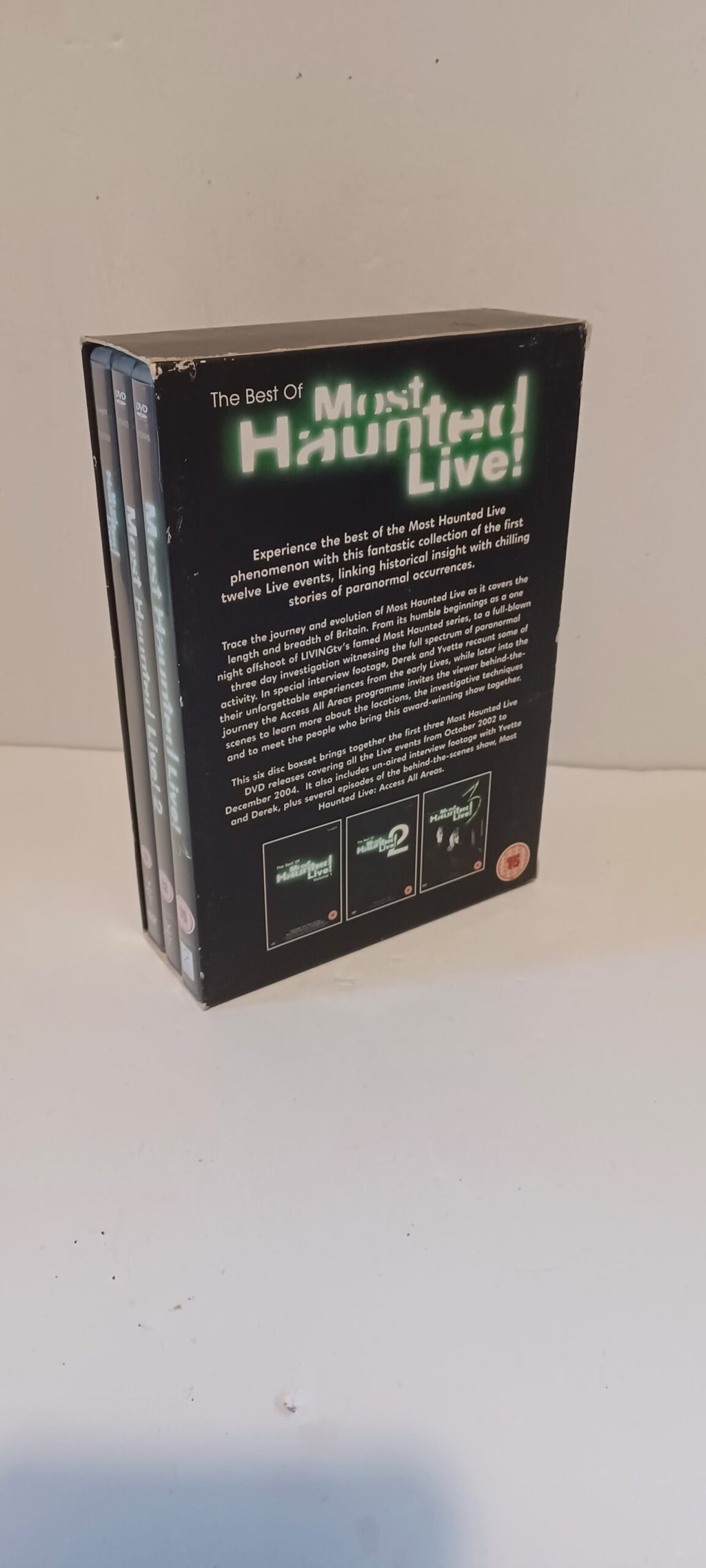 Most Haunted Live | The Best Of Most Haunted | Volumes 1 to 3 | Yvette Fielding | DVD Boxsets | Retail Condition image 2