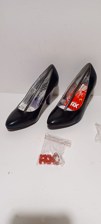 Xti - Zapato - Charol - Black - Heel - Brand New image 2