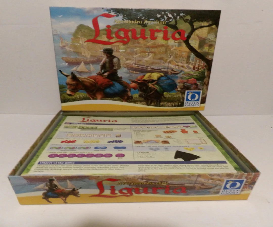 Liguria - Board Game - Queen Games - 2015 - Like New image 1