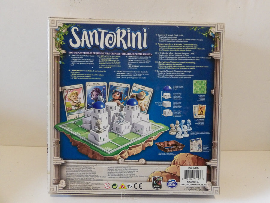 Santorini - Spin Master - Build Like A Mortal, Win Link A God - 2016 - Gord! - As New Condition image 8