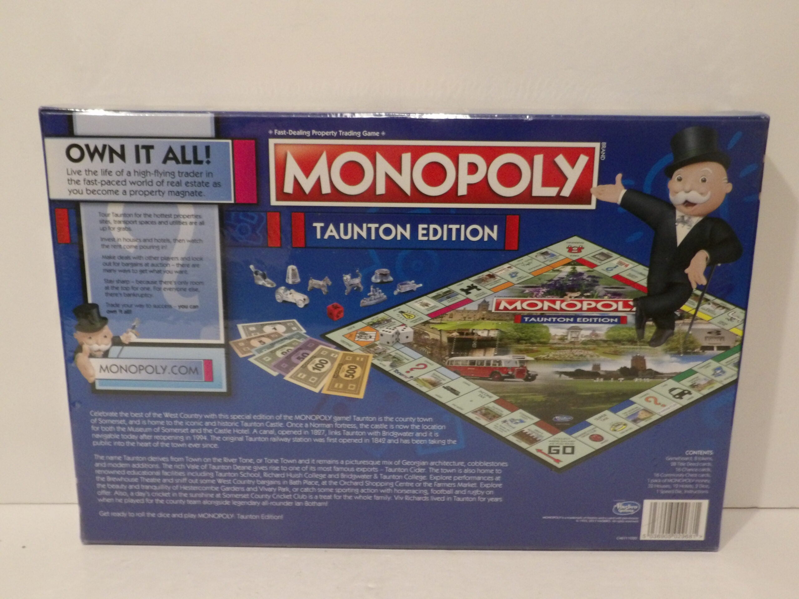 Hasbro - Taunton Monopoly Board Game - Brand New Sealed image 1