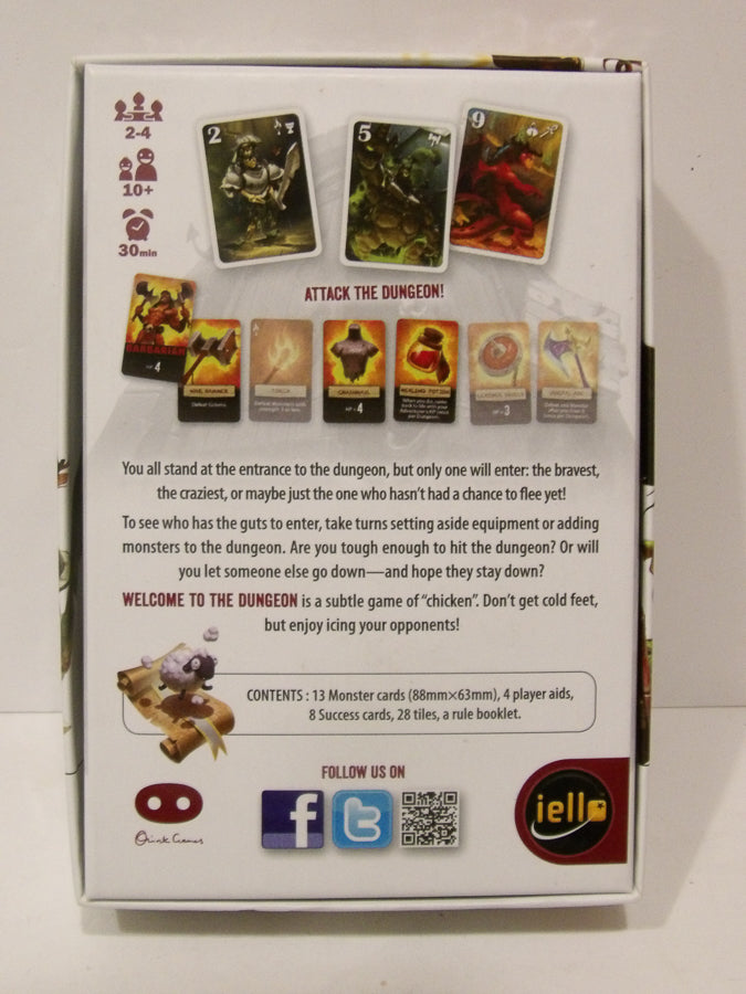 iello | Welcome to the Dungeon | Board Game | Ages 10+ | 2 to 4 Players | 30 mins Minutes Playing Time | Opened Box | Like New image 6
