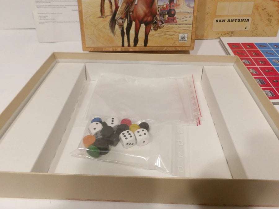 RARE - Way Out West - 3 to 5 Players - 1998 - Martin Wallace - Warfrog Games - Great Condition image 5