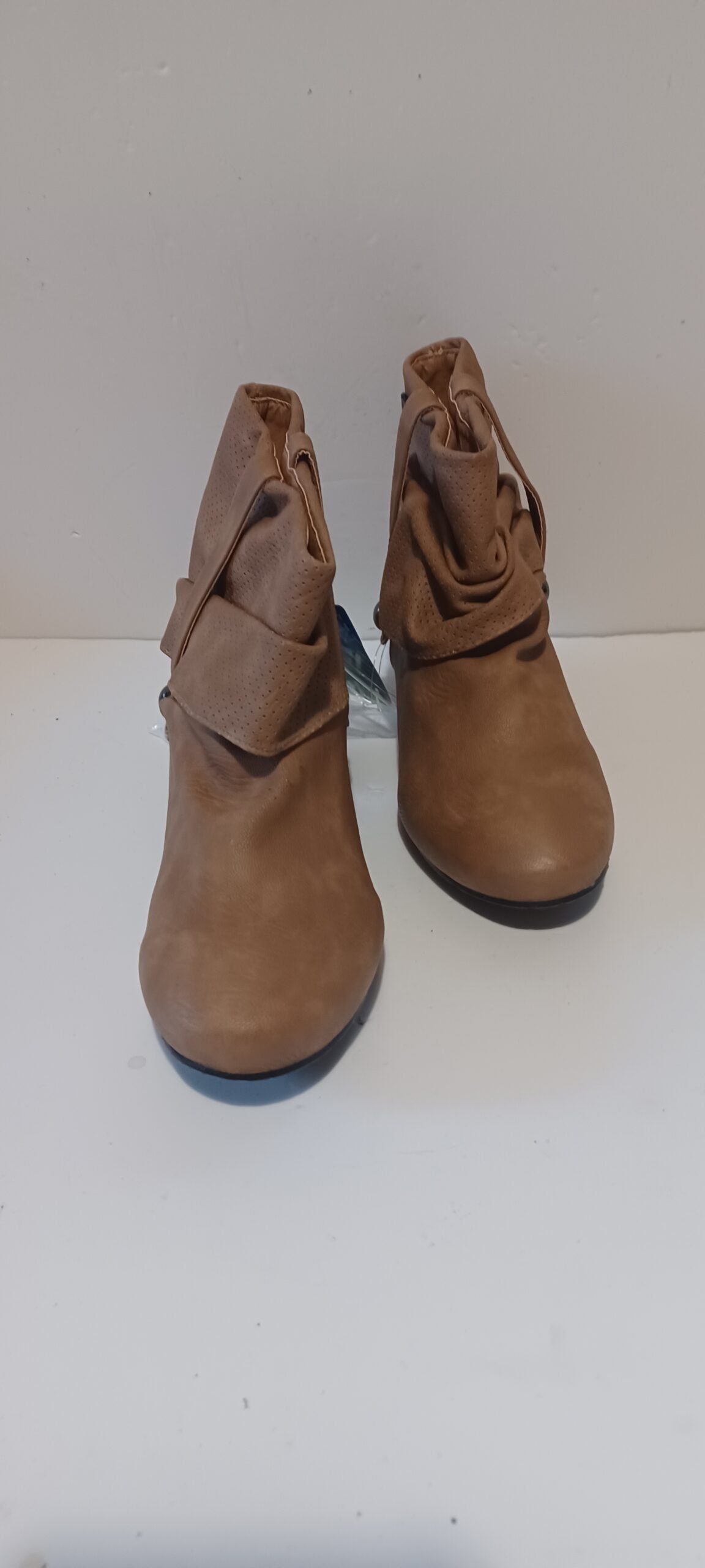 Hoyvoy - Botin - Ankle Boot - Ankle Buckle - Tan - Brand New image 1