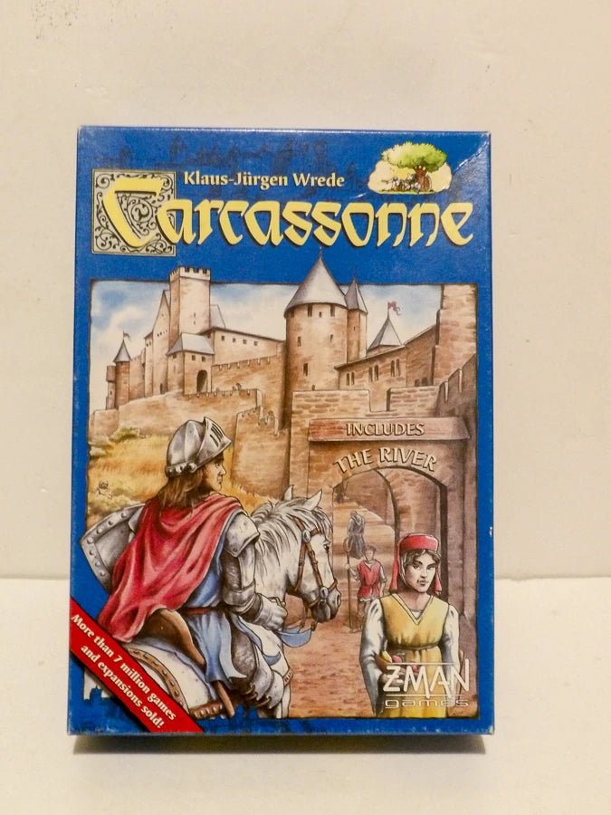 Z-man Games - Carcassonne - First Edition - Inc The River - Great Condition image 0