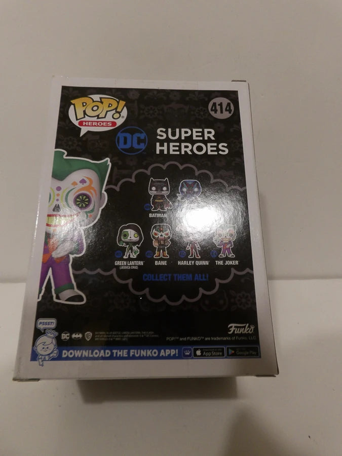 Funko POP! - Heroes - The Joker - Glow In the Dark - DC Comics - Collectable Vinyl Figure - 414 - Brand New Sealed image 1